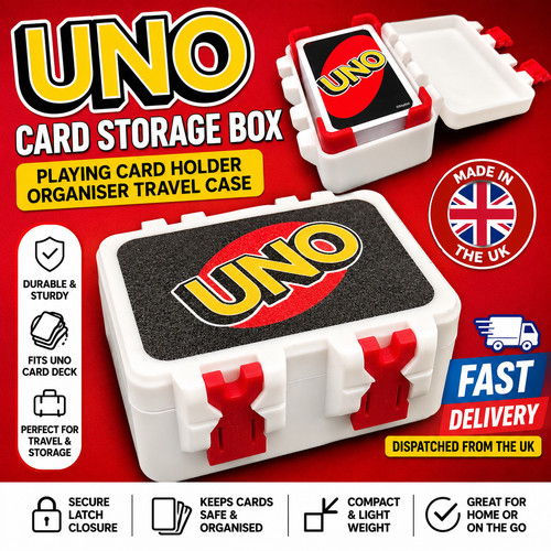 Uno card storage - box, playing